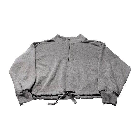 Old Navy Womens Size Small Activewear Pullover Sweatshirt Jumper Soft Gray GUC - Picture 2 of 11